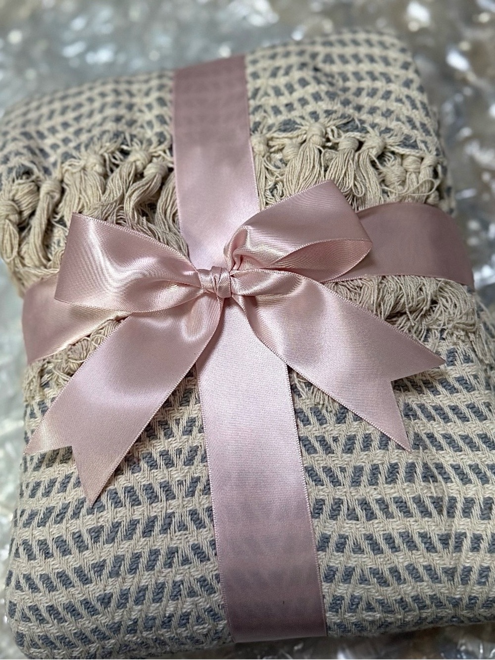 Neutral Woven - Throw Blanket